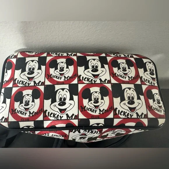 Disney Parks Loungefly Mickey Mouse Club White Black Red Mini Backpack - Picture 8 of 10